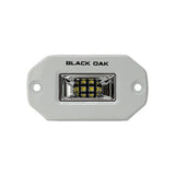 Black Oak 2 Marine Flush Mount Spreader Light  White Housing  Pro Series 30