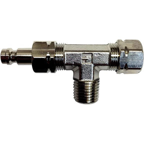 Uflex Tee Fitting wBleed Nipple fIB  Stern Drive Cylinders