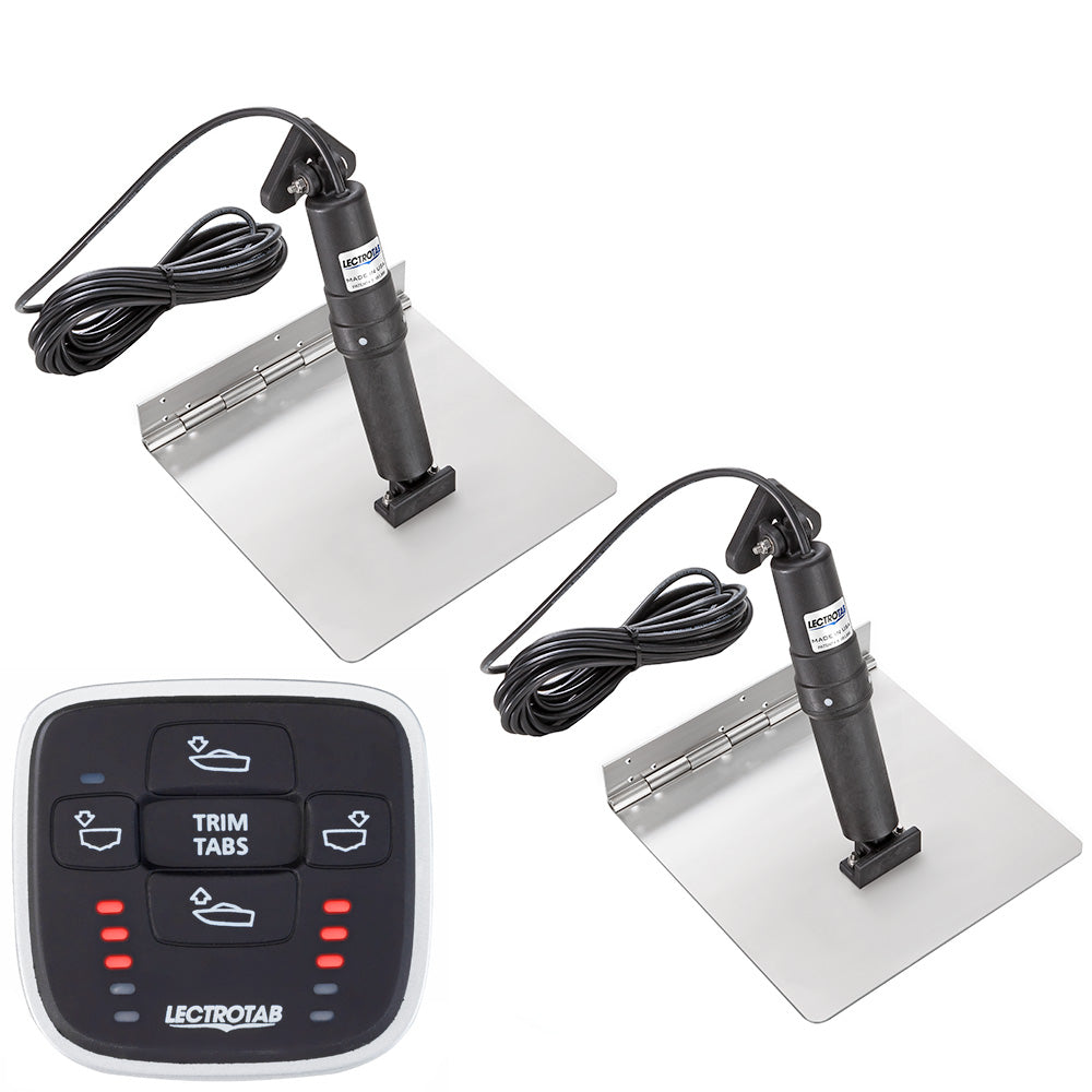 Lectrotab XKA Stainless Steel Trim Tab Kit wMLC1 Control  12 x 12
