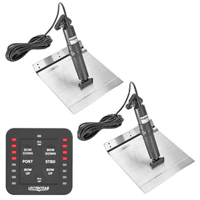 Lectrotab XKA Aluminum Alloy Trim Tab Kit wOneTouch Control  12 x 9