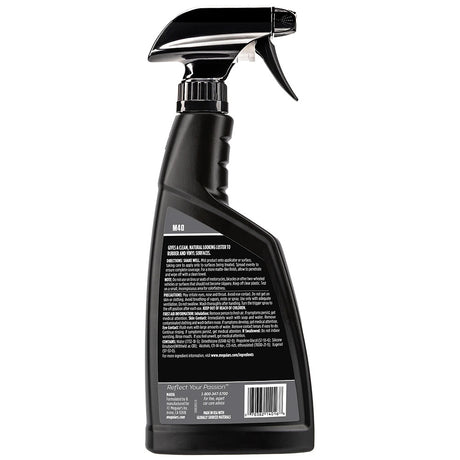 Meguiars M40 Mirror Glaze Vinyl  Rubber Cleaner  Conditioner  16oz