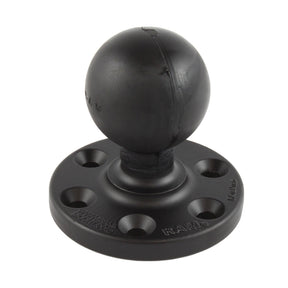 RAM Mount RAM Large Round Plate w6Hole Pattern  Ball