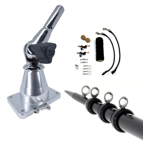 Tigress XD Bay Series Top Mount System  15  Aluminum Black Outriggers Deluxe Rigging Kit