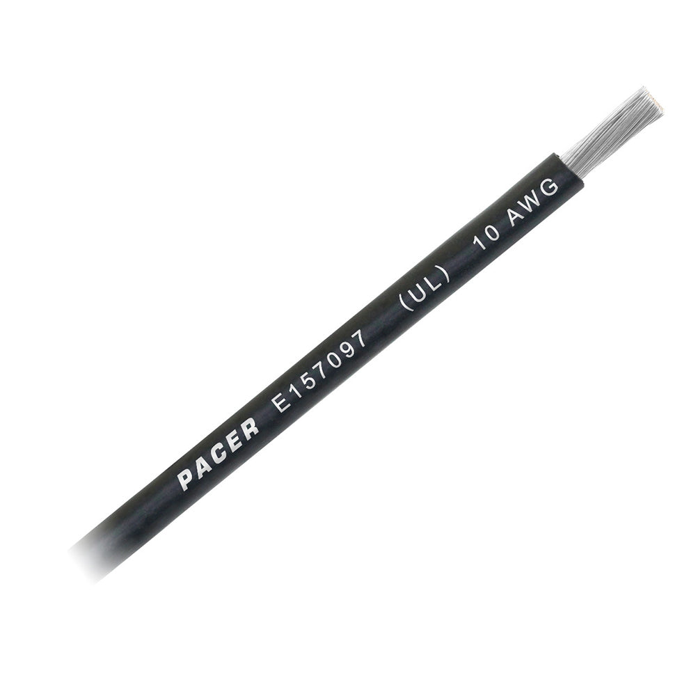 Pacer Black 10 AWG Battery Cable  Sold By The Foot
