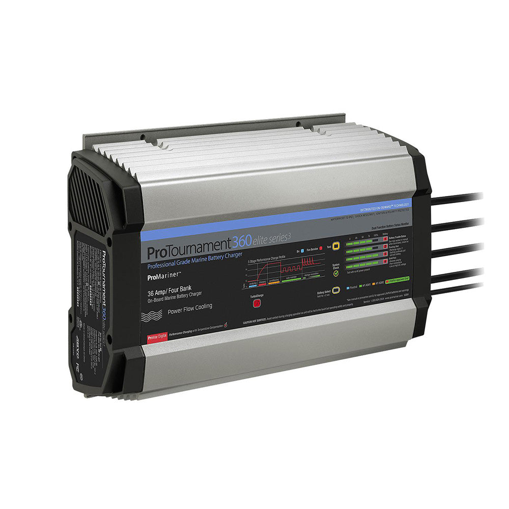 ProMariner ProTournament 360 Elite Series3 4Bank OnBoard Marine Battery Charger