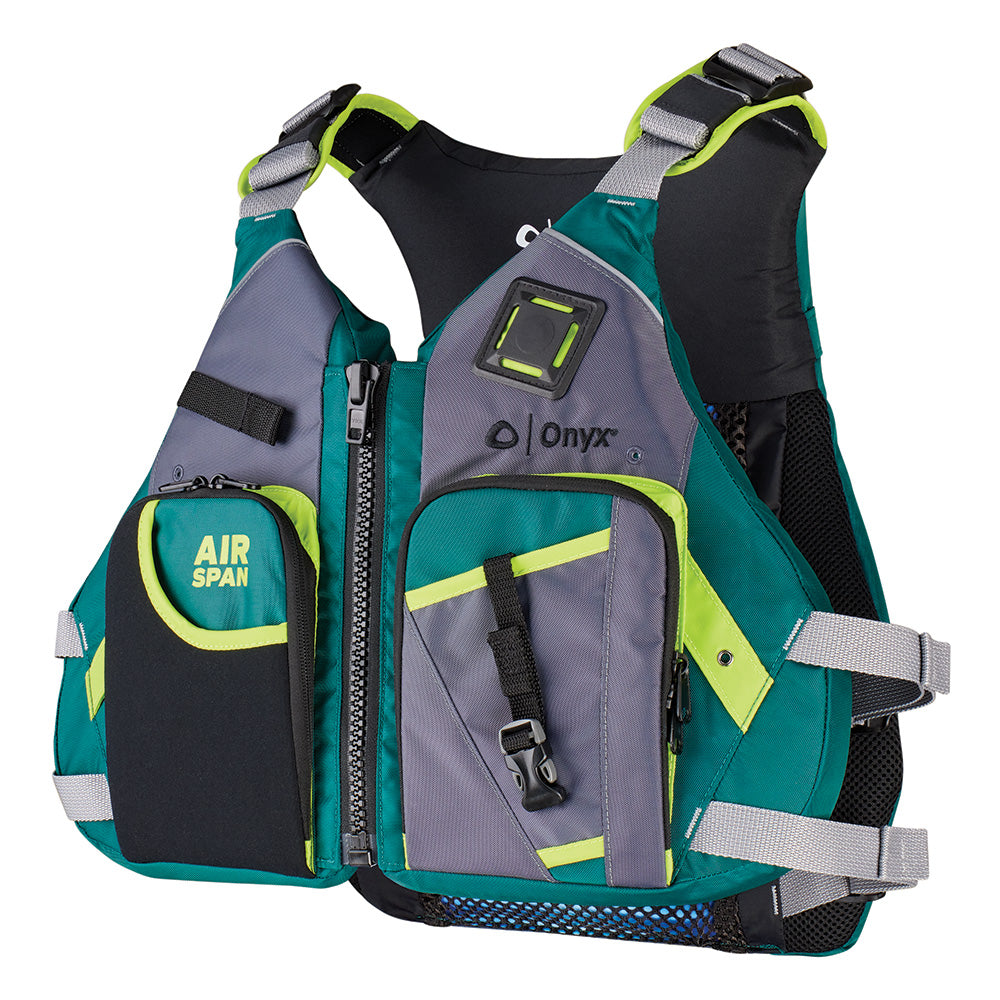 Onyx Airspan Angler Life Jacket  XL2X  Green