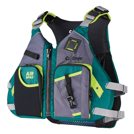 Onyx Airspan Angler Life Jacket  XL2X  Green