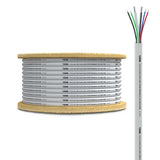 DS18 Marine Tinned OFC 18GA RGB Wire w16GA Speaker Wire  100 Spool