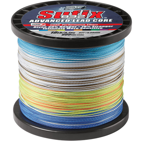 Sufix 832 Advanced Lead Core  18lb  10Color Metered  600 yds