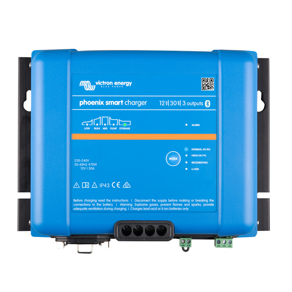 Victron Phoenix Smart IP43 Charger 1230 3 120240VAC Requires 515P Mains Cord