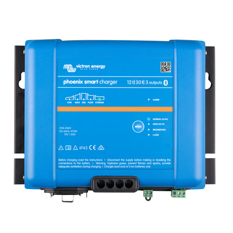 Victron Phoenix Smart IP43 Charger 1230 3 120240VAC Requires 515P Mains Cord