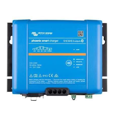 Victron Phoenix Smart IP43 Charger 1250 3 120240VAC Requires 515P Mains Cord