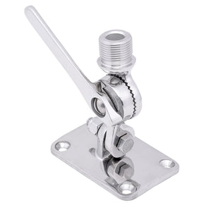 Whitecap Ratchet Antenna Mount  316 Stainless Steel