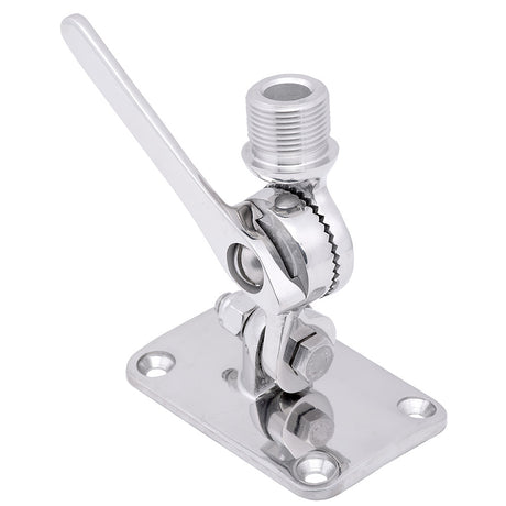 Whitecap Ratchet Antenna Mount  316 Stainless Steel