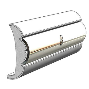 TACO Rigid Vinyl FlexCore Rub Rail 158 x 635  Frosty White 60