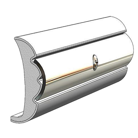 TACO Rigid Vinyl FlexCore Rub Rail 158 x 635  Frosty White 60