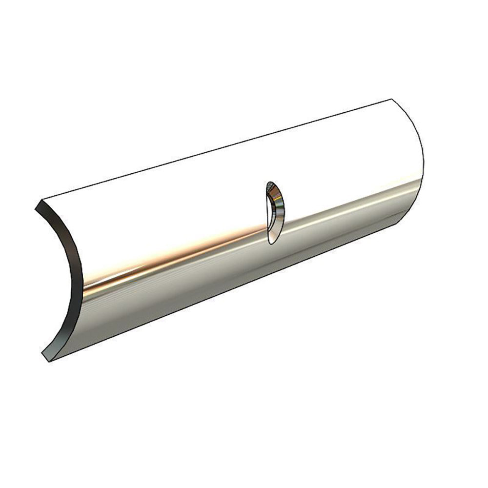 TACO Hollow Back 304 Stainless Steel Rub Rail Insert 34 x 6