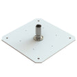 Seaview Starlink Adapter Plate f24 KVH Domes wStarlink Stainless Steel 114 Threaded Adapter  Stainless Steel Fixed Base