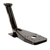 Seaview 2375 PreDrilled Dual Mount fOpen Array Radars Up to 45  Black  Top Plate Required PMADM2M2BLK