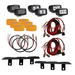 RIGID Industries 2021 Bronco MOD Bumper Triple SRM Fog Light Kit