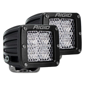 RIGID Industries DSeries PRO Flood Diffused Surface Mount Black Light  Pair