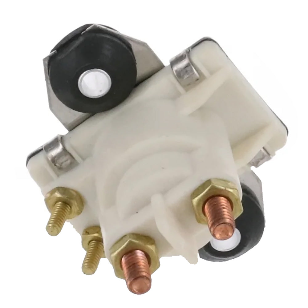 ARCO Marine Outboard Solenoid wFlat Isolated Base  White Housing