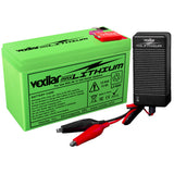 Vexilar 12V  12 AH MAX Lithium Battery wV420L Rapid Charger