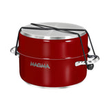 Magma Nestable 10 Piece Induction NonStick Enamel Finish Cookware Set  Magma Red