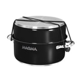 Magma Nestable 10 Piece Induction NonStick Enamel Finish Cookware Set  Jet Black