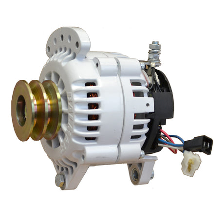 Balmar Alternator 120 AMP 12V 315 Dual Foot Saddle Dual Pulley wIsolated Ground