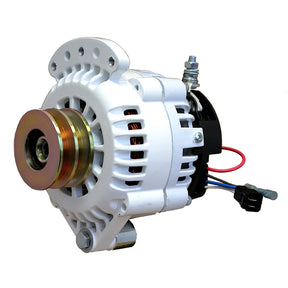 Balmar Alternator 100 AMP 12V 12 Single Foot Spindle Mount Dual Vee Pulley wIsolated Ground