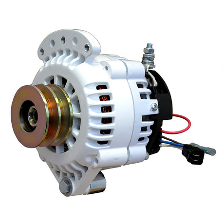 Balmar Alternator 100 AMP 12V 12 Single Foot Spindle Mount Dual Vee Pulley wIsolated Ground