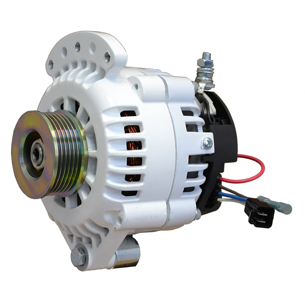 Balmar Alternator 100 AMP 12V 12 Single Foot Spindle Mount K6 Pulley wIsolated Ground