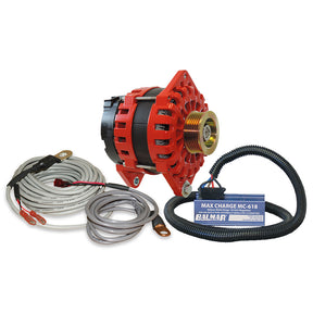 Balmar Alternator 250 AMP Kit 12V 315 Dual Foot Saddle K6 Pulley Regulator  Temp Sensor