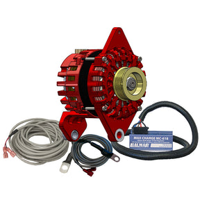 Balmar Alternator 170 AMP Kit 12V 4 Dual Foot Saddle K6 Pulley Regulator  Temp Sensor