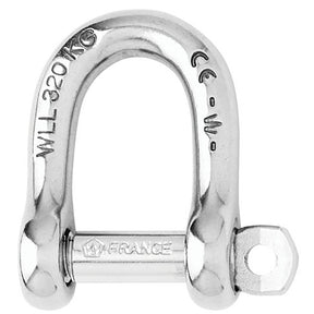 Wichard SelfLocking D Shackle  12mm Diameter  1532