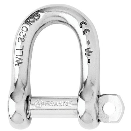Wichard SelfLocking D Shackle  12mm Diameter  1532