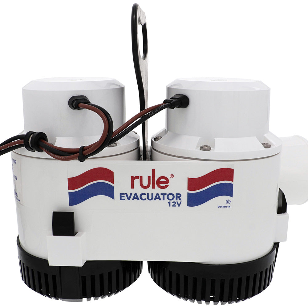 Rule 7700D GPH Evacuator High Volume Utility Pump  12V