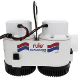 Rule 7700D GPH Evacuator High Volume Utility Pump  12V