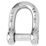 Wichard SelfLocking Allen Head Pin D Shackle  6mm Diameter  14