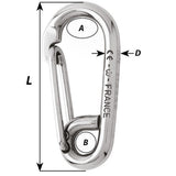 Wichard Symmetric Carbin Hook  120mm Length  1532