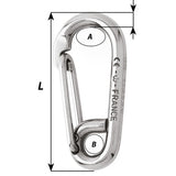 Wichard Symmetric Carbin Hook  120mm Length  1532