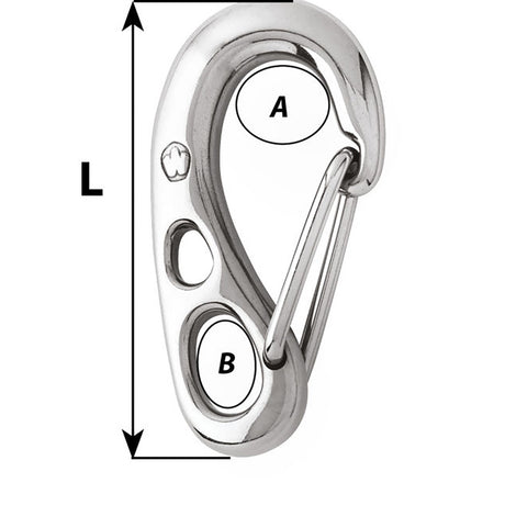 Wichard HR Safety Snap Hook  100mm Length  31516