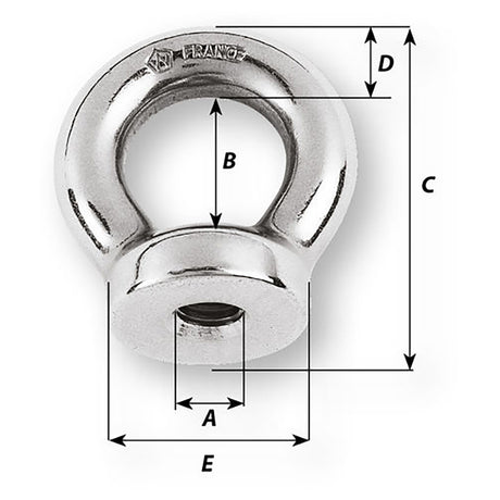 Wichard 8mm Eye Nut  12 Diameter