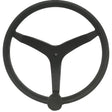 Uflex  V46  135 Stainless Steel Steering Wheel wSpeed Knob  Black