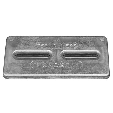 Tecnoseal Rectangular Zinc Plate Anode wInserts  12 x 6 x 1