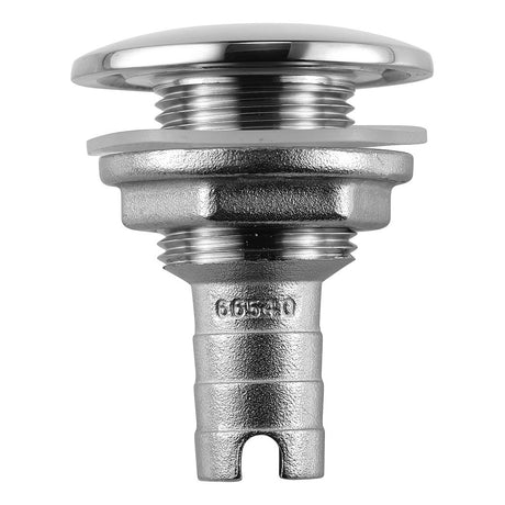 Attwood Stainless Steel ThruHull Short Straight Barbed  34 Inner Diameter