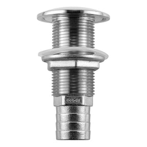 Attwood Stainless Steel ThruHull Standard Straight Barbed  1 Inner Diameter