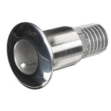Attwood Stainless Steel ThruHull Standard Straight Barbed  112 Inner Diameter