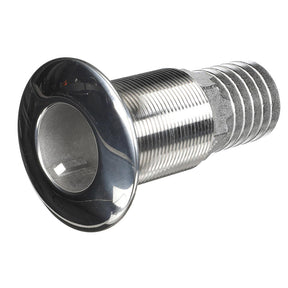 Attwood Stainless Steel ThruHull Standard Straight Barbed  112 Inner Diameter